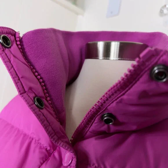 J.Crew Down Puffer Vest Purple /Magenta Size M Pre owned - Picture 8 of 16